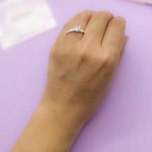 Cargar imagen en el visor de la galería, Anillo Plata Compromiso Shine