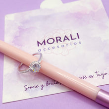 Cargar imagen en el visor de la galería, Anillo Plata Compromiso Lumi