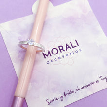 Cargar imagen en el visor de la galería, Anillo Plata Compromiso Eternal