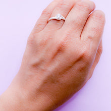 Cargar imagen en el visor de la galería, Anillo Plata Compromiso Belle