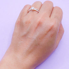 Cargar imagen en el visor de la galería, Anillo Plata Compromiso Infinity