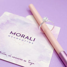 Cargar imagen en el visor de la galería, Anillo Plata Compromiso Forever