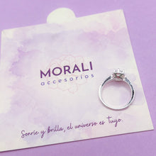 Cargar imagen en el visor de la galería, Anillo Plata Compromiso Lumi