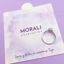 Cargar imagen en el visor de la galería, Anillo Plata Compromiso Forever