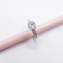 Cargar imagen en el visor de la galería, Anillo Plata Compromiso Microcircones