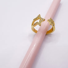 Cargar imagen en el visor de la galería, Anillo Golfi Estrella Micorcircones