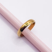 Cargar imagen en el visor de la galería, Argolla Acero Dorada