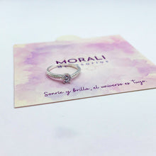Cargar imagen en el visor de la galería, Anillo Plata Compromiso Circón
