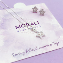 Cargar imagen en el visor de la galería, Juego Plata Estrella Shine
