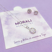 Cargar imagen en el visor de la galería, Juego Plata Árbol Vida Pastel
