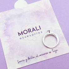 Cargar imagen en el visor de la galería, Anillo Plata Compromiso Eternal
