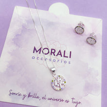 Cargar imagen en el visor de la galería, Juego Plata Árbol Vida Pastel
