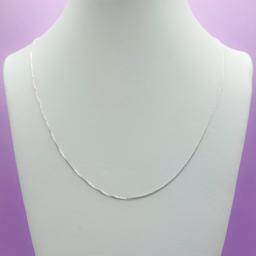Cadena Plata Veneciana 60 cm
