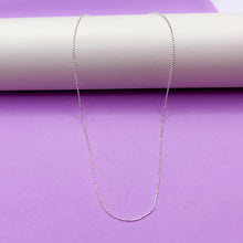 Cargar imagen en el visor de la galería, Cadena Plata Puntos 40 cms
