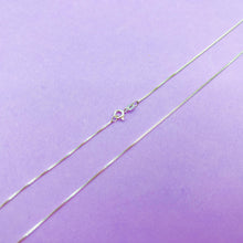 Cargar imagen en el visor de la galería, Cadena Plata Veneciana 60 cm
