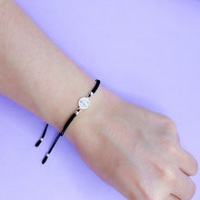 Cargar imagen en el visor de la galería, Pulsera Plata San Benito Negra
