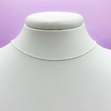 Cargar imagen en el visor de la galería, Cadena Plata Puntos 40 cms
