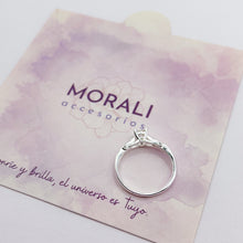 Cargar imagen en el visor de la galería, Anillo Plata Compromiso Circones
