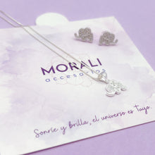 Cargar imagen en el visor de la galería, Juego Plata Elefante Microcircones
