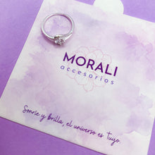Cargar imagen en el visor de la galería, Anillo Plata Compromiso Forever
