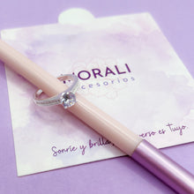 Cargar imagen en el visor de la galería, Anillo Plata Compromiso Shine
