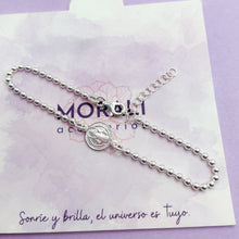 Cargar imagen en el visor de la galería, Pulsera Plata Dije San Benito
