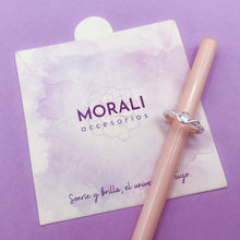Cargar imagen en el visor de la galería, Anillo Plata Compromiso Aura
