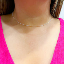 Cargar imagen en el visor de la galería, Cadena Plata Microbalines 40 cms
