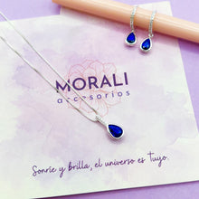 Cargar imagen en el visor de la galería, Juego Plata Circones Azules
