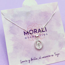 Cargar imagen en el visor de la galería, Dije Plata Virgen Guadalupe Microcircones
