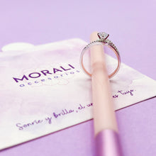 Cargar imagen en el visor de la galería, Anillo Plata Compromiso Belle
