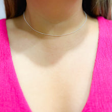 Cargar imagen en el visor de la galería, Cadena Plata Microbalines 40 cms

