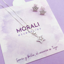 Cargar imagen en el visor de la galería, Juego Plata Estrella Shine
