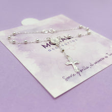 Cargar imagen en el visor de la galería, Pulsera Plata Denario San Benito 3 mm
