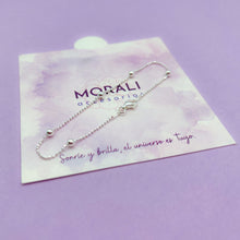 Cargar imagen en el visor de la galería, Pulsera Plata Balines Lisos
