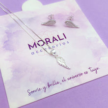 Cargar imagen en el visor de la galería, Juego Plata Ala Microcircones
