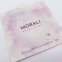 Cargar imagen en el visor de la galería, Piercing Plata Nostril Fucsia Pastel

