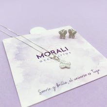 Cargar imagen en el visor de la galería, Juego Plata Mariposa Microcircones
