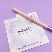 Cargar imagen en el visor de la galería, Anillo Plata Compromiso Forever
