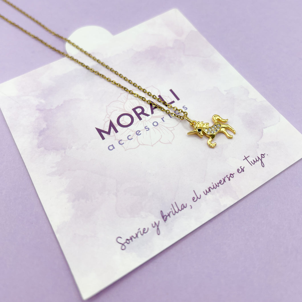 Dije Golfi Unicornio Microcircones