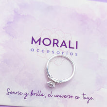Cargar imagen en el visor de la galería, Anillo Plata Compromiso Belle

