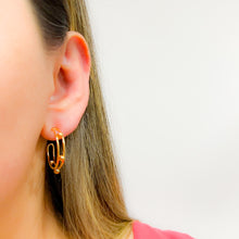 Cargar imagen en el visor de la galería, Aretes Bronce Aro Balines
