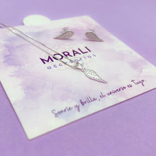 Cargar imagen en el visor de la galería, Juego Plata Ala Microcircones
