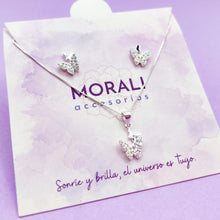 Cargar imagen en el visor de la galería, Juego Plata Mariposas
