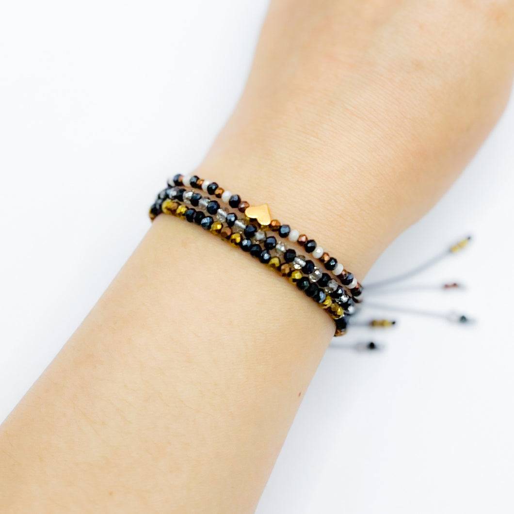 Pulsera Triple Corazón