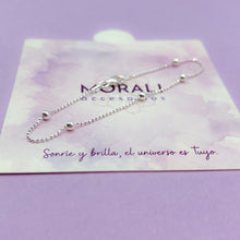 Cargar imagen en el visor de la galería, Pulsera Plata Balines Lisos
