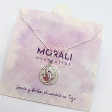 Cargar imagen en el visor de la galería, Medalla Plata San Benito 1,8 cms
