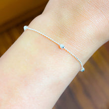 Cargar imagen en el visor de la galería, Pulsera Plata Balines Líneas
